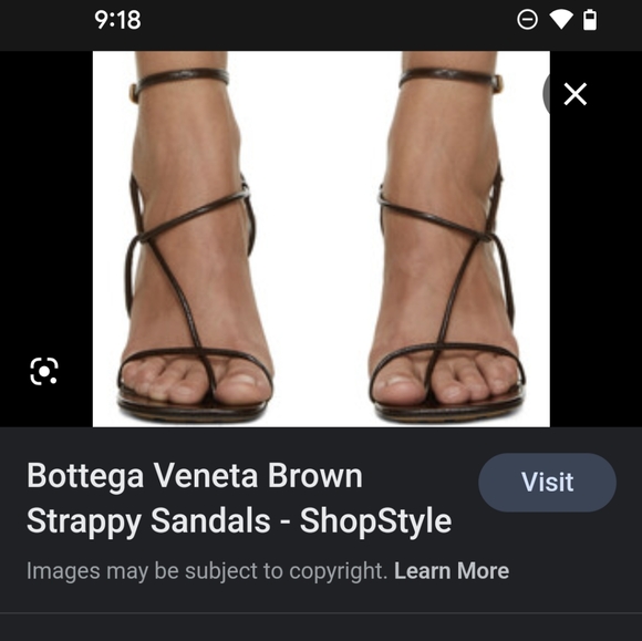 Bottega Veneta Stretch Barely There Sandal Strappy Heels Womens EU 39 - Picture 3 of 14